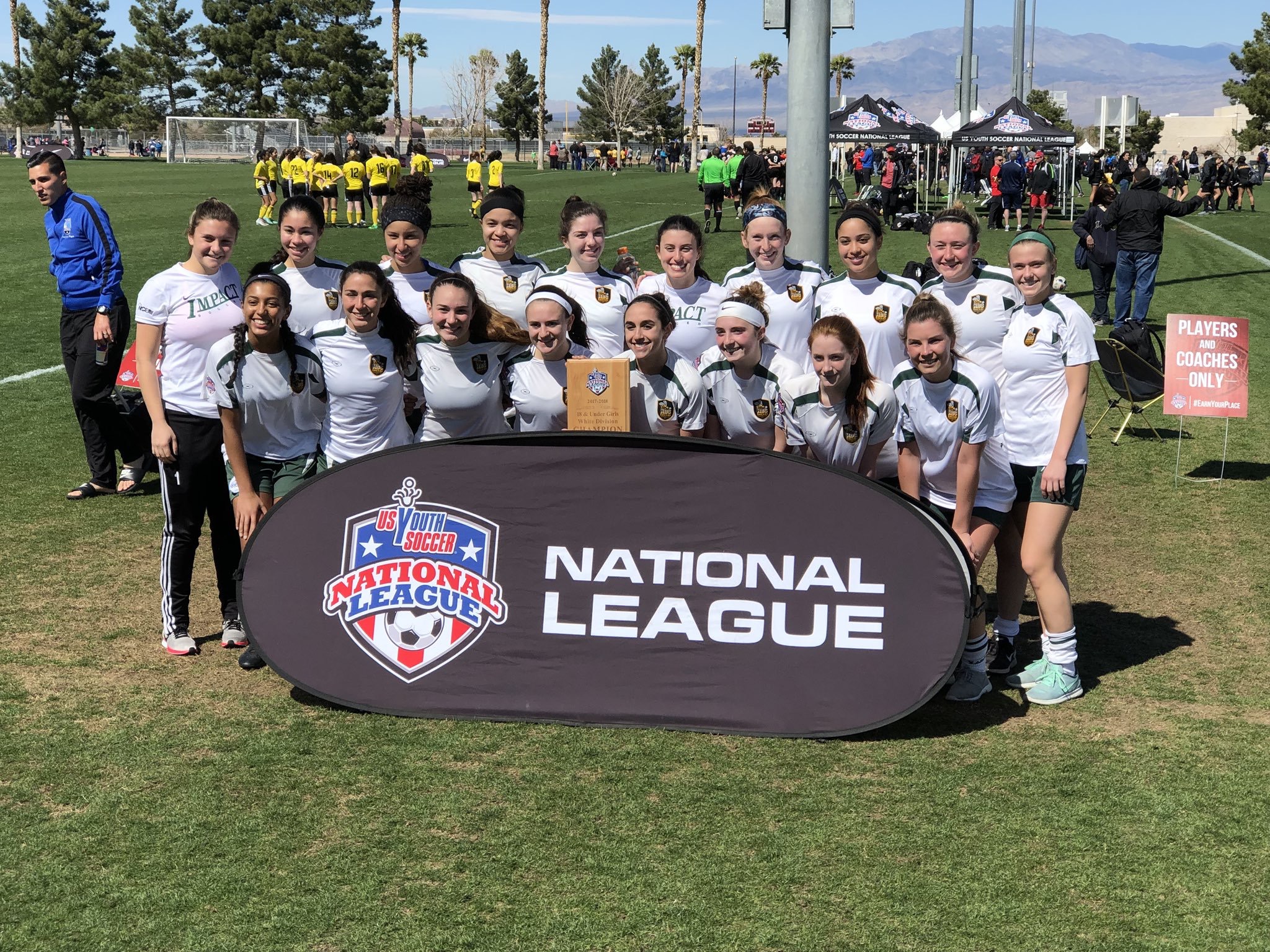 2017/2018 National League Champions!!! HBC Impact '00